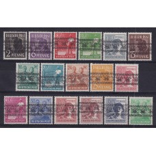 ALEMANIA ESTAMPILLA SEGUNDA GUERRA MUNDIAL OCUPACION INTERALIADA 1948 SERIE COMPLETA NUEVA MINT + LA ESTAMPILLA MI 49i VARIEDAD DE COLOR 103,50 €